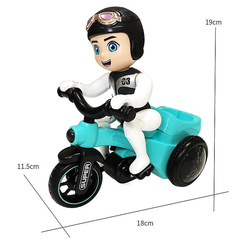 Foto 5 pulgar | Venta Internacional - Triciclo Stunt Toy Volquete Giratorio con Iluminación Musical para Niños