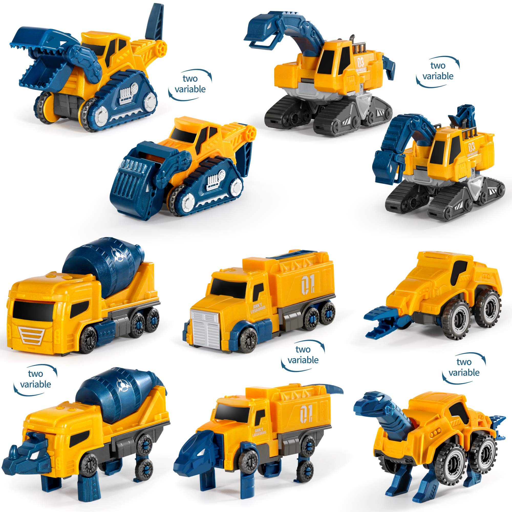 Foto 3 pulgar | Venta Internacional - Juego 5 En 1 De Vehículos De Construcción Robóticos Para Niños Pequeños Toy Miebely
