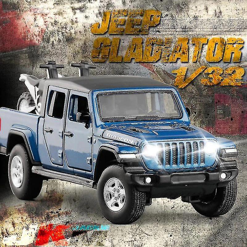 Foto 4 pulgar | Venta Internacional - Modelo De Coche Fundido A Presión Jeep Gladiator A Escala 1/32 Con Sonido Y Luz