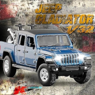 Foto 3 | Venta Internacional - Modelo De Coche Fundido A Presión Jeep Gladiator A Escala 1/32 Con Sonido Y Luz