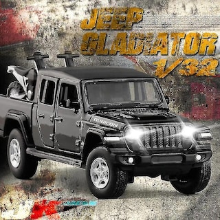 Foto 4 | Venta Internacional - Modelo De Coche Fundido A Presión Jeep Gladiator A Escala 1/32 Con Sonido Y Luz