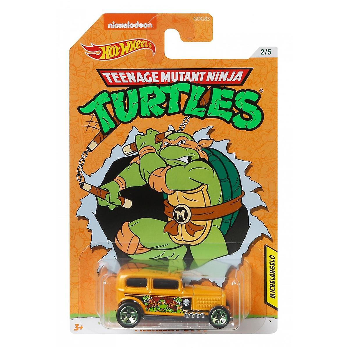 Foto 4 pulgar | Venta Internacional - Auto De Juguete Hot Wheels Teenage Mutant Ninja Turtles Michelangelo