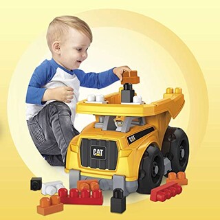 Foto 2 | Venta Internacional - Juguete De Construcción Mega Bloks Cat Fisher-price Para Niños Pequeños Con Basurero