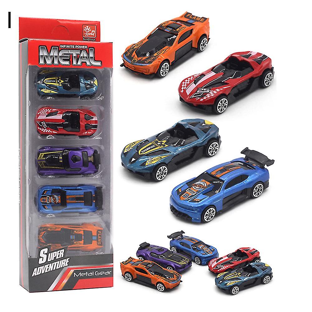 Venta Internacional - Coche De Juguete Farfi Diecast Alloy Engineering Racing 1:64 5 Unidades