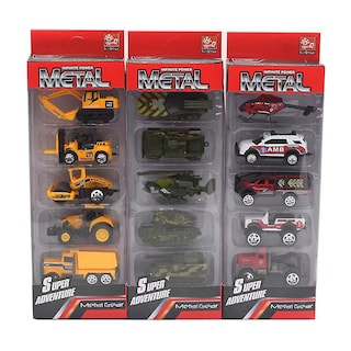 Foto 5 | Venta Internacional - Coche De Juguete Farfi Diecast Alloy Engineering Racing 1:64 5 Unidades
