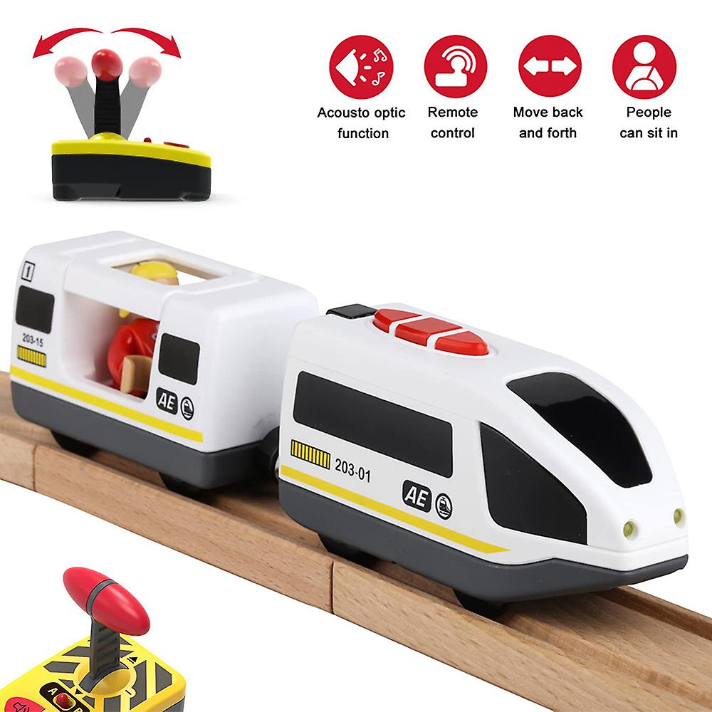 Foto 4 pulgar | Venta Internacional - Set De Tren Eléctrico Con Mando A Distancia Con Rieles Thomas De Madera