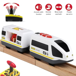 Foto 3 | Venta Internacional - Set De Tren Eléctrico Con Mando A Distancia Con Rieles Thomas De Madera