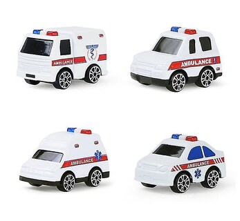 Foto 1 | Venta Internacional - Carro De Juguete De Aleación Deslizante Para Niños, 4 Unidades