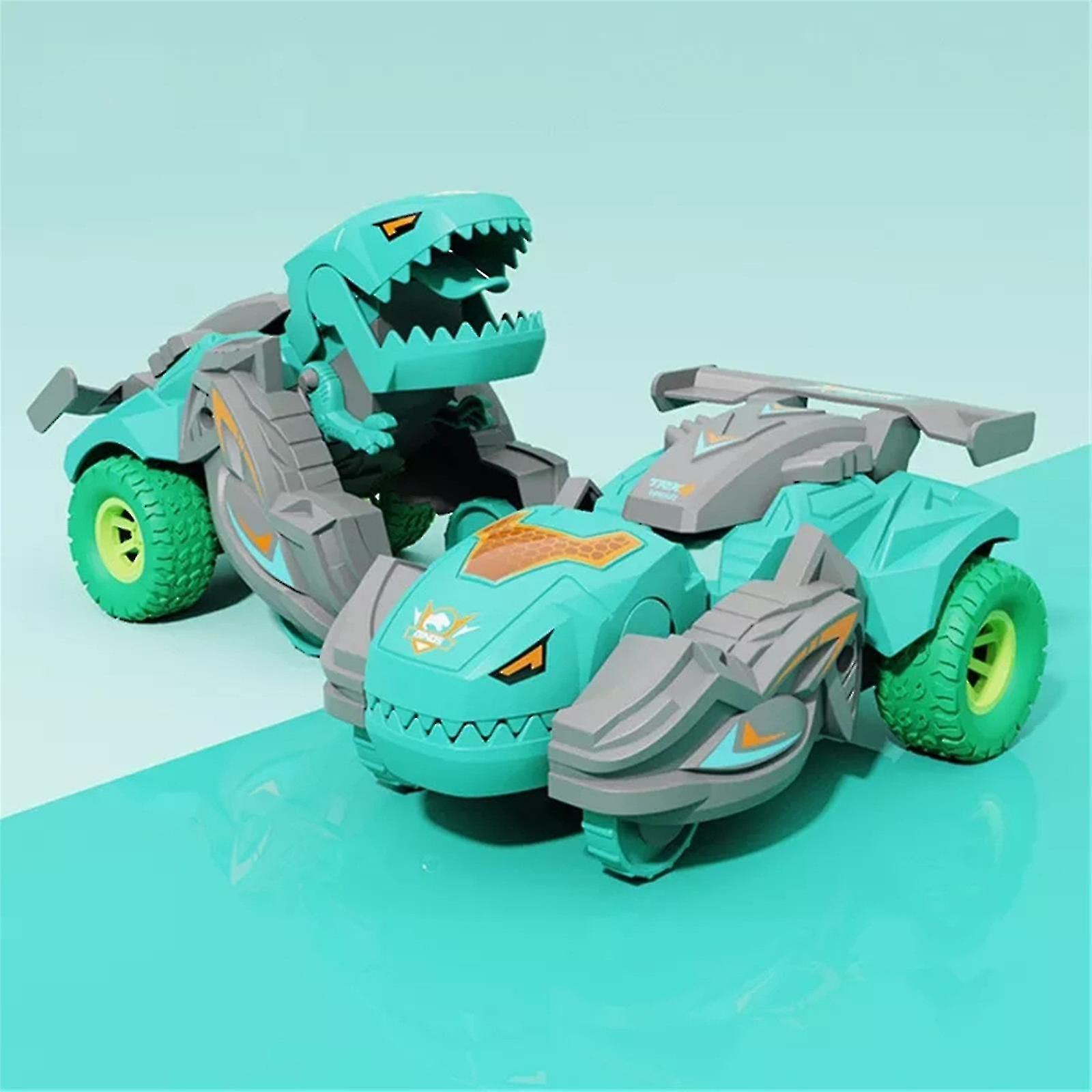 Foto 3 pulgar | Venta Internacional - Toy Transformer Car Dinosaur Pull Back Dino Race Para Niños