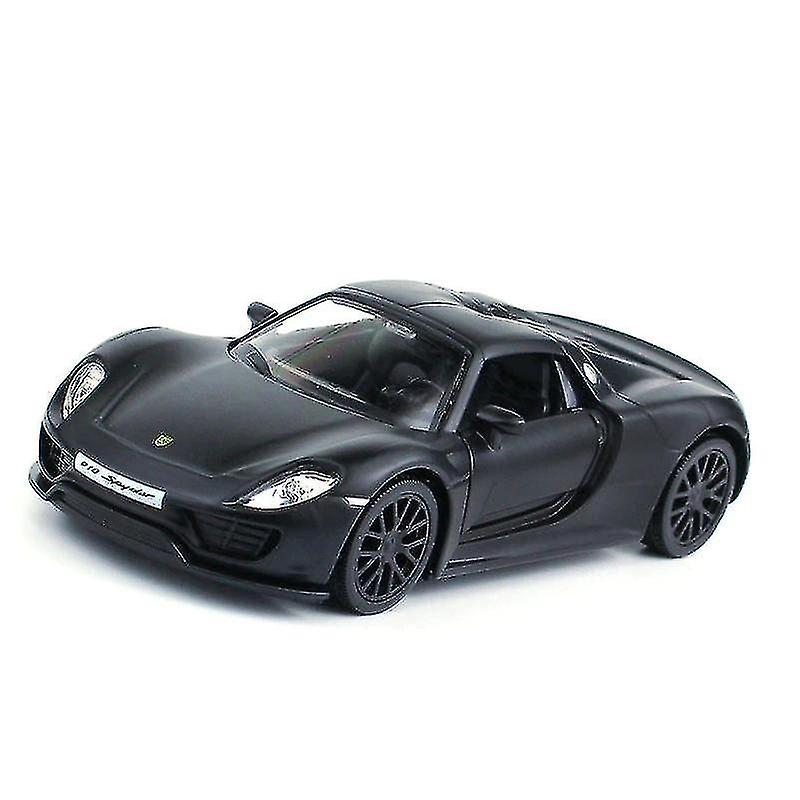 Foto 3 pulgar | Venta Internacional - Coche Fundido A Presión Porsche 918 A Escala 1:36 De Metal Con Cierre Retráctil Negro