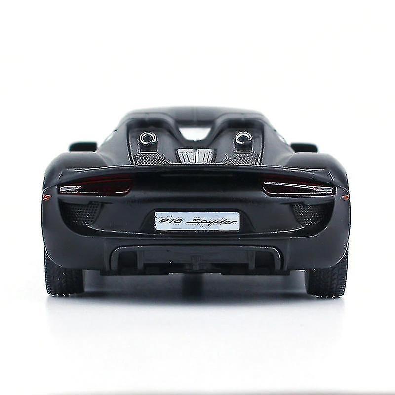 Foto 5 pulgar | Venta Internacional - Coche Fundido A Presión Porsche 918 A Escala 1:36 De Metal Con Cierre Retráctil Negro