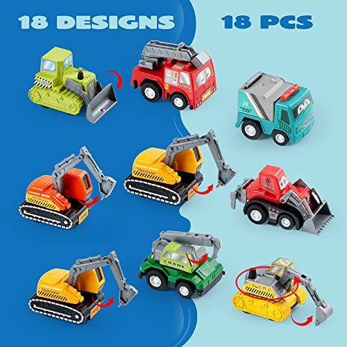 Foto 3 pulgar | Venta Internacional - Set Vehículos de Juguete con Motor de Fricción 18 Piezas