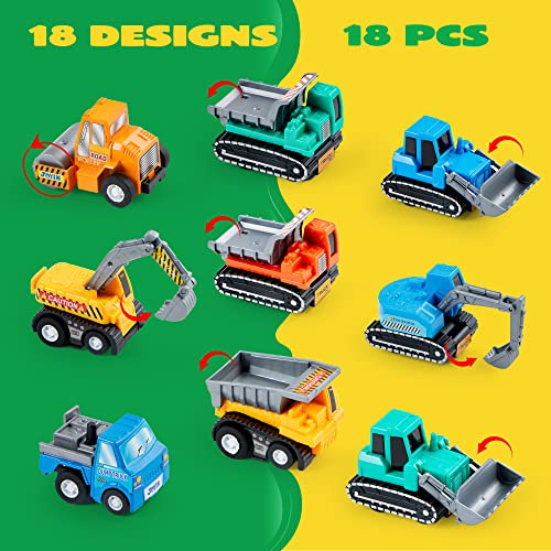 Foto 4 pulgar | Venta Internacional - Set Vehículos de Juguete con Motor de Fricción 18 Piezas