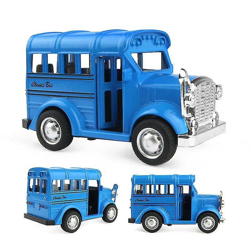 Venta Internacional - Miniautobús De Aleación Retráctil Y Autobús Escolar Toy Bus