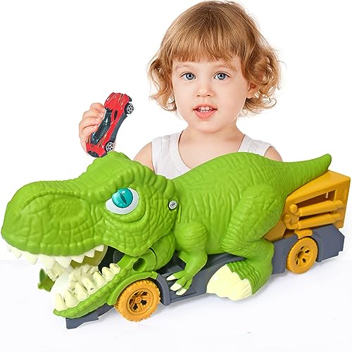 Foto 4 pulgar | Venta Internacional - Portacamiones De Transporte De Juguetes Con Dinosaurio Para Niños De 3 A 7 Años