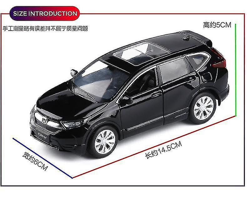 Foto 4 pulgar | Venta Internacional - Coche Fundido A Presión Honda Crv A Escala 1:32 Con Sonido Y Luz Para Niños