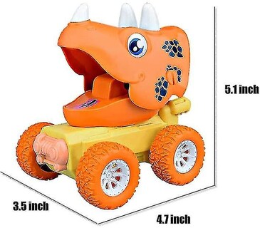 Foto 2 | Venta Internacional - Dinosaur Toy Press & Go Dinosaur Car Para Niños De 2 A 5 Años