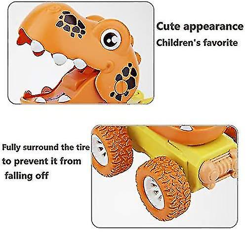 Foto 4 pulgar | Venta Internacional - Dinosaur Toy Press & Go Dinosaur Car Para Niños De 2 A 5 Años