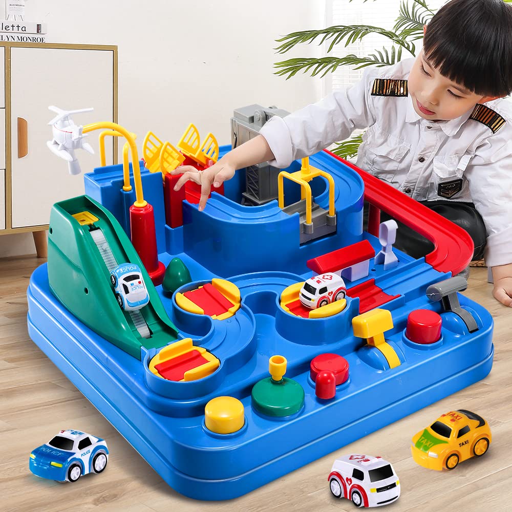 Venta Internacional - Pista De Carreras Infantil Temi De Juguete Para Niños Con 3 Minicoches De Más De 3 Años $1,280