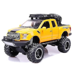 Foto 3 | Venta Internacional - Coche Fundido A Presión Modelo 1:32 Ford Raptor F150 Big Wheel Alloy