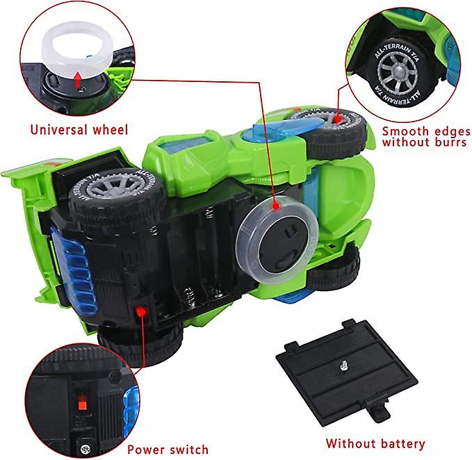 Foto 5 pulgar | Venta Internacional - Coche De Dinosaurio Toy Transformers Con Led Para Niños De 3 A 6 Años