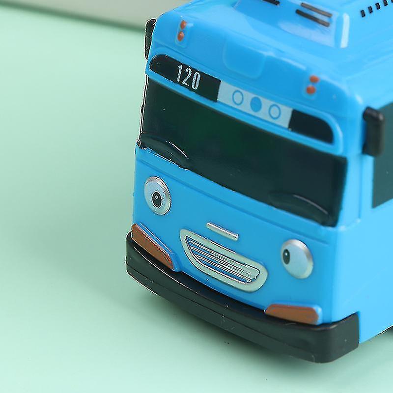Foto 4 pulgar | Venta Internacional - Juego De Juguetes Tayo The Little Bus Con Dibujos Animados, Coche Retráctiles Para Niños, 4 Piez