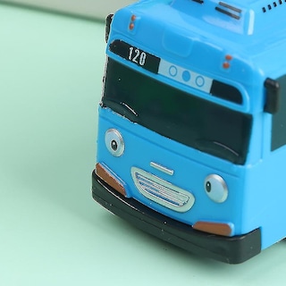 Foto 3 | Venta Internacional - Juego De Juguetes Tayo The Little Bus Con Dibujos Animados, Coche Retráctiles Para Niños, 4 Piez
