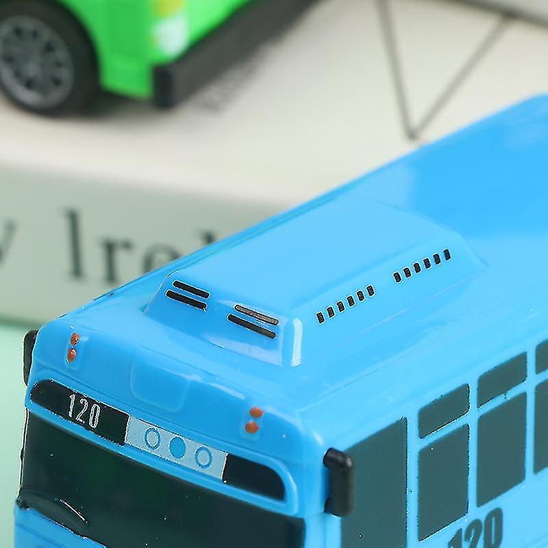 Foto 5 pulgar | Venta Internacional - Juego De Juguetes Tayo The Little Bus Con Dibujos Animados, Coche Retráctiles Para Niños, 4 Piez