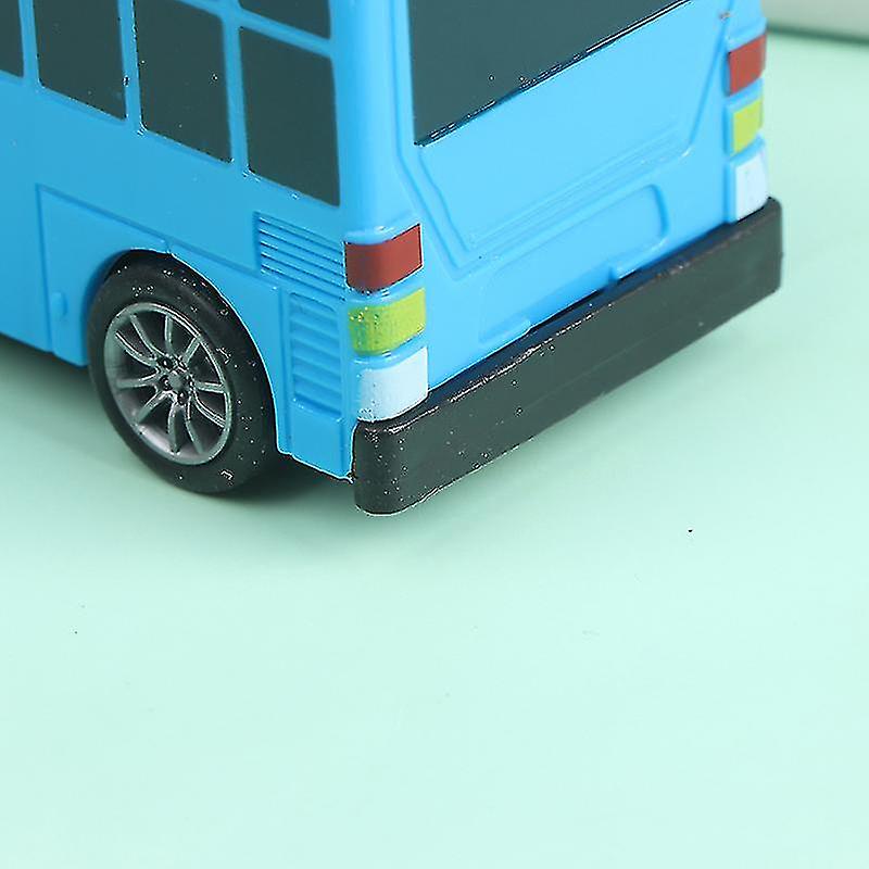 Foto 6 pulgar | Venta Internacional - Juego De Juguetes Tayo The Little Bus Con Dibujos Animados, Coche Retráctiles Para Niños, 4 Piez