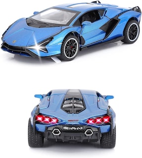 Foto 3 | Venta Internacional - Coche De Juguete De Metal Modelo Lamborghini Sian Fkp37 Con Luz Y Sonido