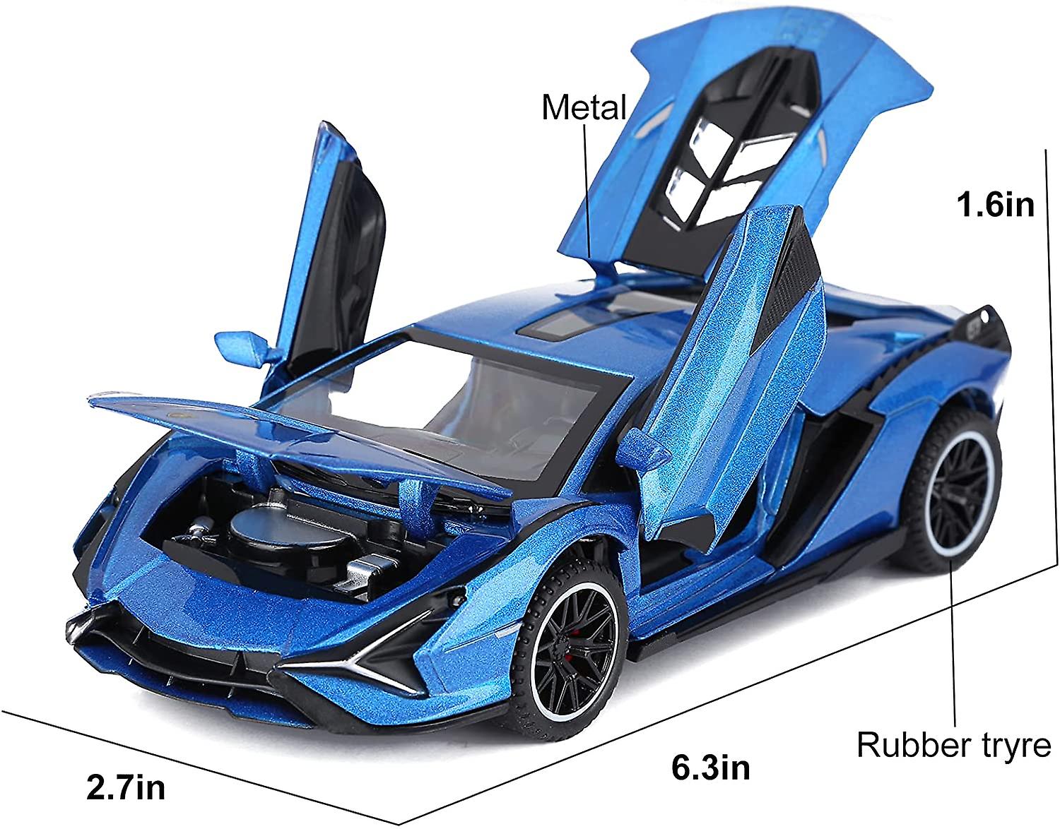 Foto 6 pulgar | Venta Internacional - Coche De Juguete De Metal Modelo Lamborghini Sian Fkp37 Con Luz Y Sonido