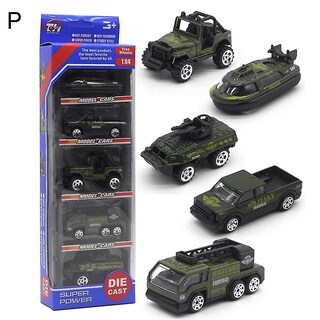 Foto 1 | Venta Internacional - Coche De Juguete Farfi Diecast Alloy Engineering Racing 1:64 5 Unidades