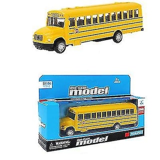 Foto 1 | Venta Internacional - Mini Coche De Simulación De Autobús Escolar De Aleación Retráctil