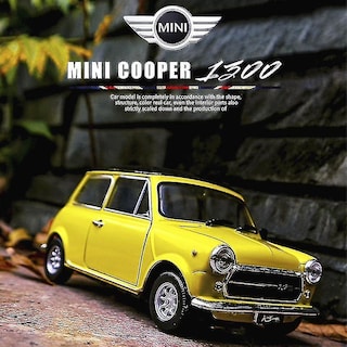 Foto 2 | Venta Internacional - Modelo De Coche Mini Cooper 1300, Juguete Decorativo De Aleación A Escala 1:24