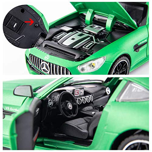 Foto 3 pulgar | Venta Internacional - Modelo de Coche de Juguete BDTCTK 1/24 Benz AMG GTR con Sonido y Luz