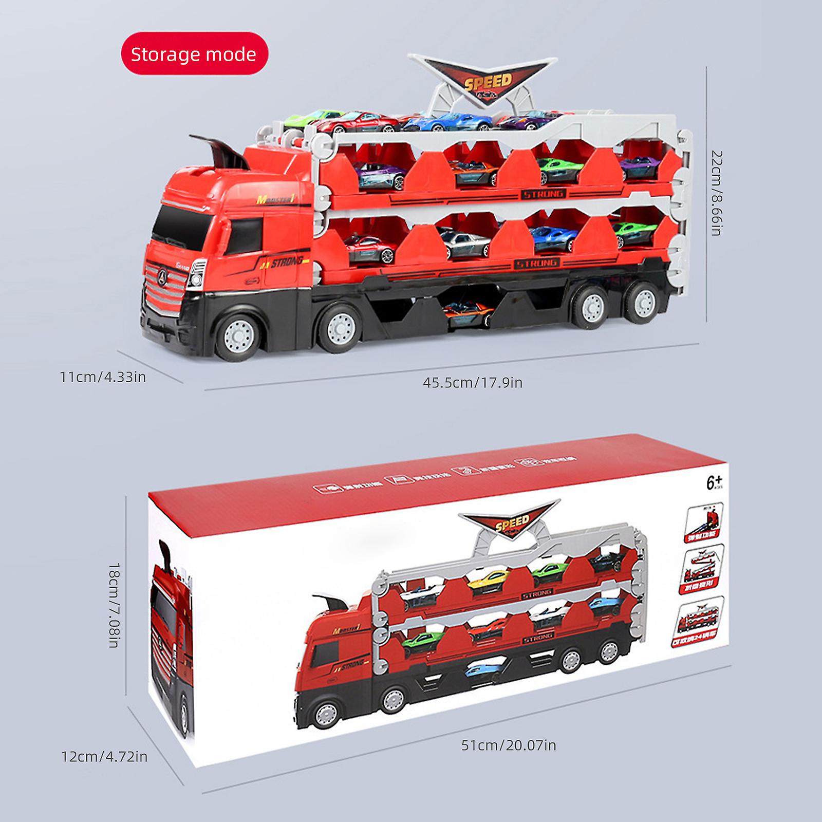 Foto 3 pulgar | Venta Internacional - Vehículos Toy Trucks Con Doble Lanzador, 9 Unidades, Regalo Para Niños