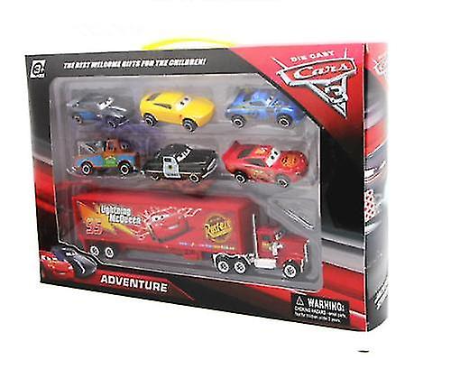 Foto 3 pulgar | Venta Internacional - Modelo De Vehículo De Juguete, Camión Y Coche, 7 Piezas, Con El Tema De Los Vengadores