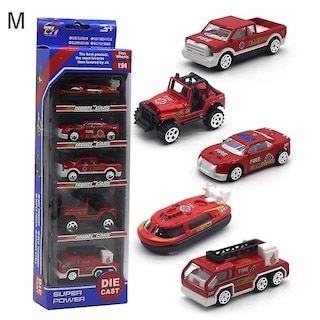 Foto 1 | Venta Internacional - Coche De Juguete Farfi Diecast Alloy Engineering Racing 1:64 5 Unidades