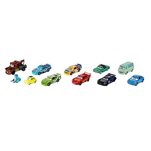 Foto 3 pulgar | Venta Internacional - Set De Juguetes Disney Cars Mini Racers Fundidos A Presión, Paquete De 10 Vehículos