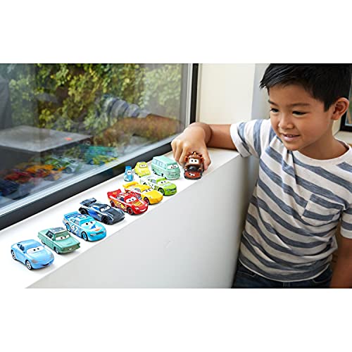 Foto 5 pulgar | Venta Internacional - Set De Juguetes Disney Cars Mini Racers Fundidos A Presión, Paquete De 10 Vehículos