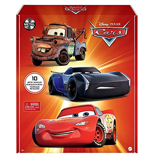 Foto 6 pulgar | Venta Internacional - Set De Juguetes Disney Cars Mini Racers Fundidos A Presión, Paquete De 10 Vehículos