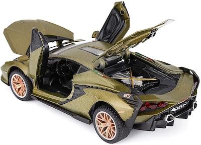 Foto 2 | Venta Internacional - Coche De Juguete De Metal Modelo Lamborghini Sian Fkp37 Con Luz Y Sonido