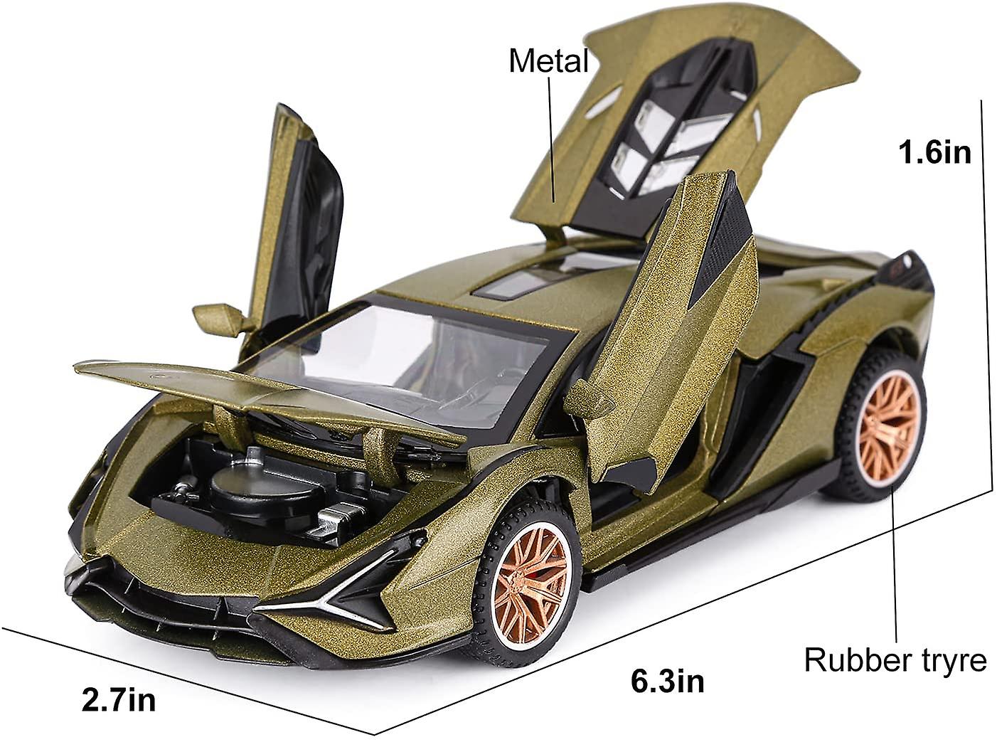 Foto 6 pulgar | Venta Internacional - Coche De Juguete De Metal Modelo Lamborghini Sian Fkp37 Con Luz Y Sonido