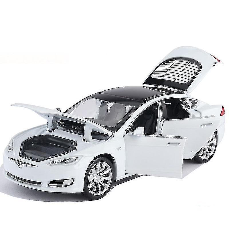 Venta Internacional - Tesla Model S P100d Sedan De Aleación De Coche De Juguete Fundido A Escala 1/32