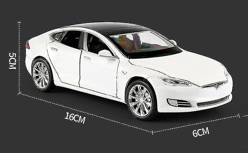 Foto 3 | Venta Internacional - Tesla Model S P100d Sedan De Aleación De Coche De Juguete Fundido A Escala 1/32