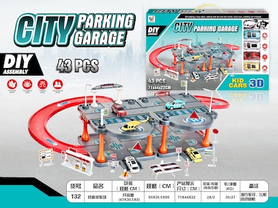 Foto 1 | Venta Internacional - Set De Juego Toy Track Parking Lot Con Minicoche Deslizante