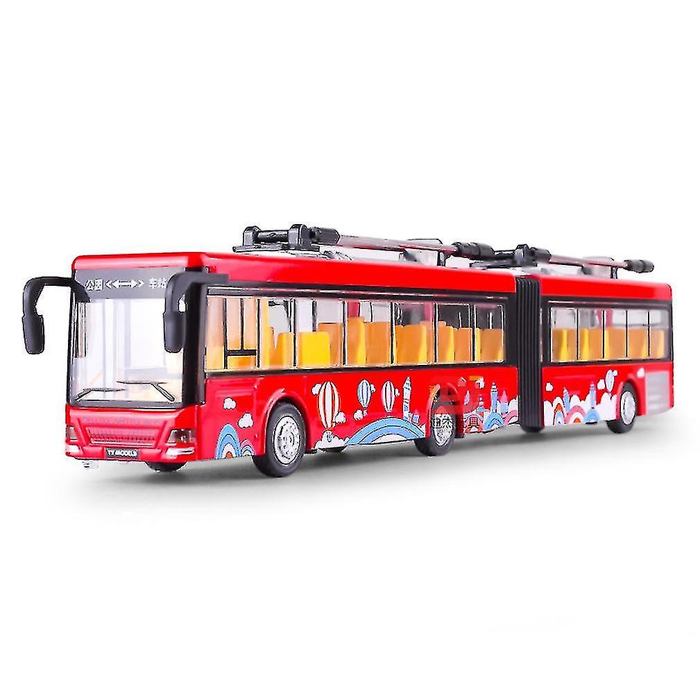 Foto 2 pulgar | Venta Internacional - Coche Eléctrico Doble De Simulación De Autobús De Juguete Para Niños