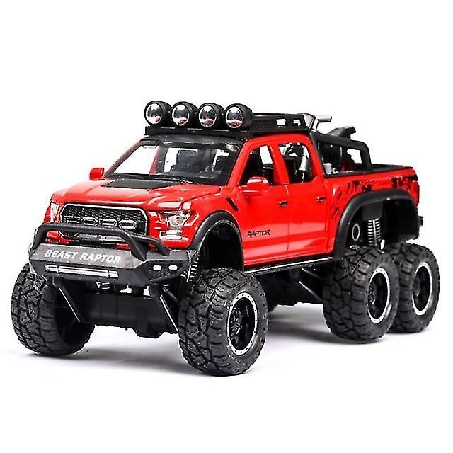 Venta Internacional - Coche de Juguete Raptor F150 Big Wheel de Aleación Fundida Escala 1:28