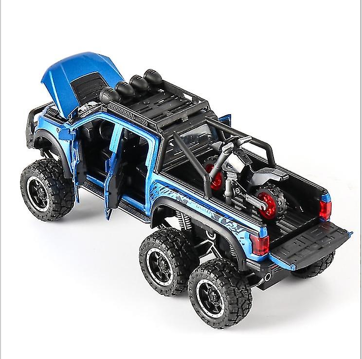 Foto 4 pulgar | Venta Internacional - Coche de Juguete Raptor F150 Big Wheel de Aleación Fundida Escala 1:28