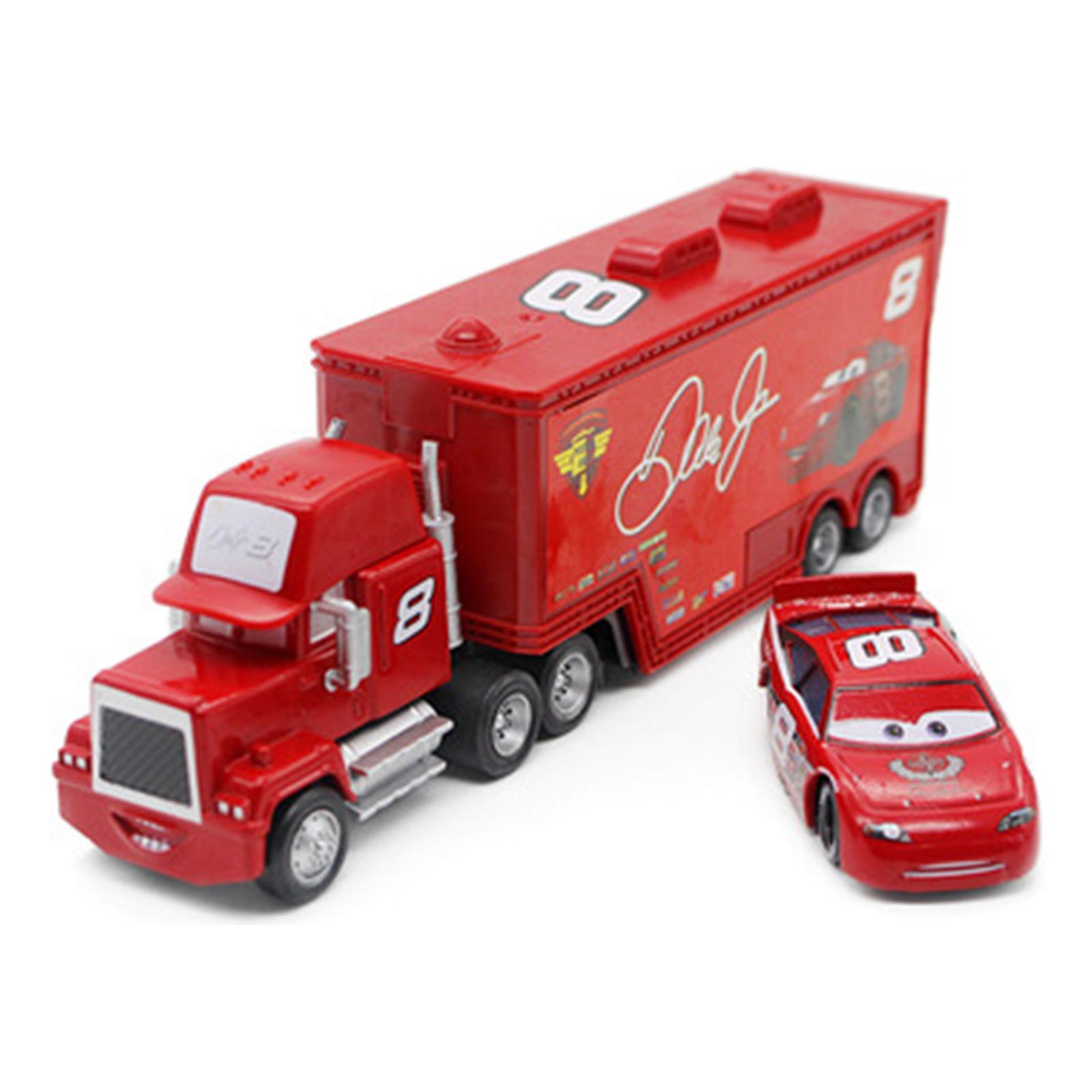 Foto 2 pulgar | Venta Internacional - Toy Cars Cars Movie Mcqueen & Mack Hauler Truck Diecast, 2 Unidades